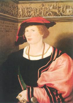 Hans The Younger Holbein : Portrait of Benedikt von Hertenstein